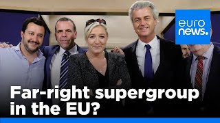 Le Pen, Wilders and allies meet in Brussels for talks on forming far-right EU supergroup