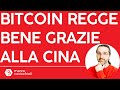 Bitcoin sta reggendo bene grazie alla Cina