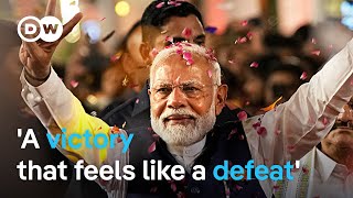 How weak has Modi come out of India&#39;s elections? | DW News