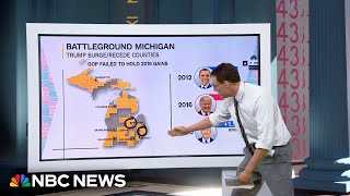 Steve Kornacki explains where the Harris-Trump race stands in Michigan