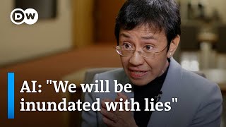 NOBEL AI and its implications on elections: Nobel Peace Prize laureate Maria Ressa in interview | DW News
