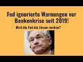 Fed ignorierte Warnungen vor Bankenkrise seit 2019! Videoausblick