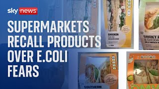 E.coli: Dozens of supermarket sandwiches, wraps &amp; salads recalled