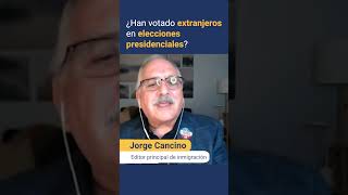 ¿Han votado extranjeros en las elecciones presidenciales en EEUU?