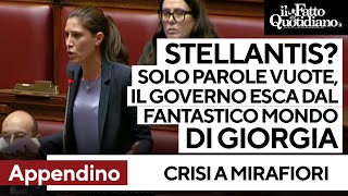 Stellantis, Appendino: &quot;Il governo esca dal fantastico mondo di Giorgia e faccia qualcosa&quot;