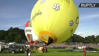 BRISTOL-MYERS SQUIBB CO. EN DIRECT : Suivez le rassemblement de dizaines de montgolfières colorées dans le ciel de Bristol