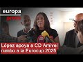 Loles López desea suerte al CD Amivel ante la fase de clasificación para la Eurocup 2025