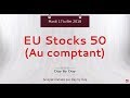 Achat EU Stocks 50 - Idée de trading IG 17.07.2018