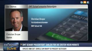 SMT SCHARF AG SMT Scharf-CEO Dreyer: 2012 wird ein Rekordjahr