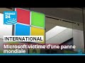 Panne géante chez Microsoft : des banques, médias et aéroports perturbés dans le monde entier