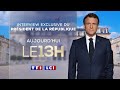 Emmanuel Macron invité du JT de 13H de TF1
