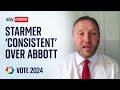 ABBOTT LABORATORIES - Keir Starmer has been 'consistent' over his position on Diane Abbott