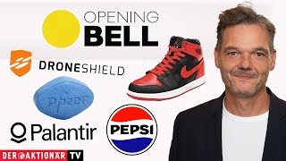 NIKE INC. Opening Bell: PepsiCo, Mondelez, Nike, Palantir, Cameco, Pfizer, DroneShield