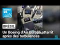 Un Boeing d'Air Europa atterrit au Brésil après des turbulences, 40 blessés légers • FRANCE 24