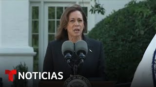 Kamala Harris rinde homenaje a las víctimas de los ataques de Hamas en Israel el 7 de octubre