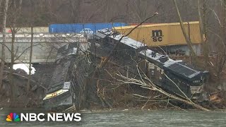NORFOLK SOUTHERN Norfolk Southern freight train cars derail in Pennsylvania