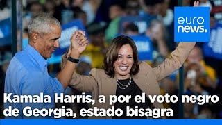 S&U PLC [CBOE] Kamala Harris centra su discurso en los votantes negros de Georgia, uno de los estados bisagra