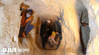 Exploring Turkey’s ancient underground city - BBC News