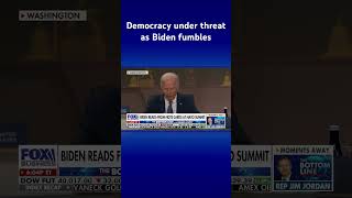 NOTE AB [CBOE] Biden reads from note cards, fumbles his words at NATO summit #shorts