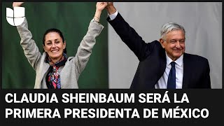S&U PLC [CBOE] AMLO felicita a Claudia Sheinbaum por su victoria en las presidenciales de México: &quot;Estoy orgulloso&quot;