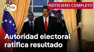 🔴 DW Noticias del 2 de agosto: Indignación social y política por Venezuela [Noticiero completo]