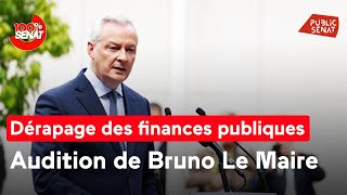 MAIRE [DIRECT] Dégradation des finances publiques : audition de Bruno Le Maire