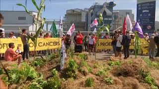 MONSANTO COMPANY Proteste in Frankreich gegen Monsanto