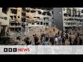Mass graves at hospital in Gaza after Israel withdrew its forces | BBC News