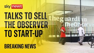 ASA INTERNATIONAL GROUP PLC [CBOE] Guardian Media Group in talks to sell The Observer to Tortoise Media