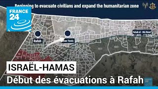 &quot;Opération&quot; de l&#39;armée israélienne : début des évacuations à Rafah • FRANCE 24