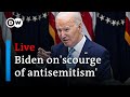 Live: US President Biden discusses 'scourge of antisemitism' in Holocaust memorial speech | DW News