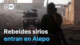 Rebeldes islamistas entran en la segunda ciudad siria tras fulminante ofensiva