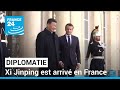 Le président chinois Xi Jinping est arrivé en France pour une visite officielle • FRANCE 24