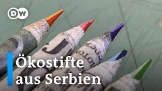 ALTEN Serbien: Stifte aus alten Zeitungen retten Bäume | DW Nachrichten