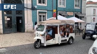 Lisboa, la ciudad sin ley para los &#39;tuk tuks&#39;