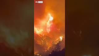 Wildfire grows in California