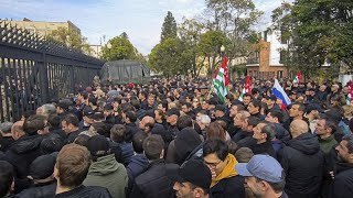 Manifestations en Abkhazie contre des mesures prorusses