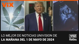 Lo mejor de Noticias Univision de la mañana | miércoles 1 de mayo de 2024