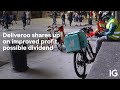 DELIVEROO ORD 0.5P - Deliveroo shares up on improved profit, possible dividend