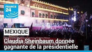 Claudia Sheinbaum donnée gagnante de la présidentielle au Mexique, selon des résultats préliminaires
