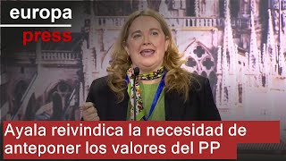 Ayala reivindica la necesidad de anteponer los valores del PP &quot;al coste que tenga que tener&quot;