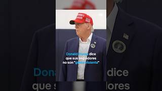 Trump afirma que sus seguidores “no son gente violenta”