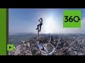 ESCALADE INC. - Equilibre instable à 360° : un casse-cou escalade un gratte-ciel en Chine