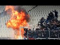 Ultras del AEK y el Ajax protagonizan en Atenas una auténtica batalla campal