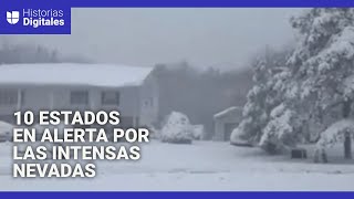 DIA Intensas nevadas azotan varios estados: podrían continuar durante el Día de Acción de Gracias