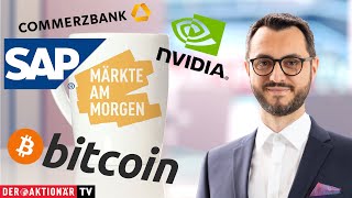 BITCOIN Märkte am Morgen: Commerzbank, SAP, Bitcoin, Cleanspark, Nvidia, Just Eat Takeaway