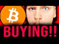 I AM BUYING BITCOIN AND ALTCOINS RIGHT NOW!!!!