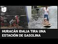 Estaciones de gasolina caídas y canoas: así lucen las calles de Florida tras el paso de Idalia