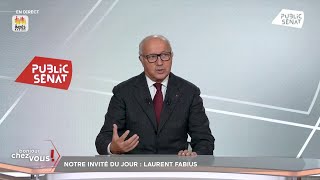 &quot;Quand on se réclame de de Gaulle, on regarde ce qui est écrit dans la Constitution&quot;, recadre Fabius