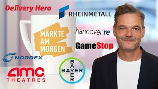 BAYER AG NA O.N. Märkte am Morgen: Gamestop, AMC, Bayer, Nordex, Hannover Rück, Rheinmetall, Delivery Hero